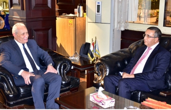 Ambassador Ajit Gupte met Governor of Luxor, H.E. Mustafa Mohamed Alham on 18 June 2022